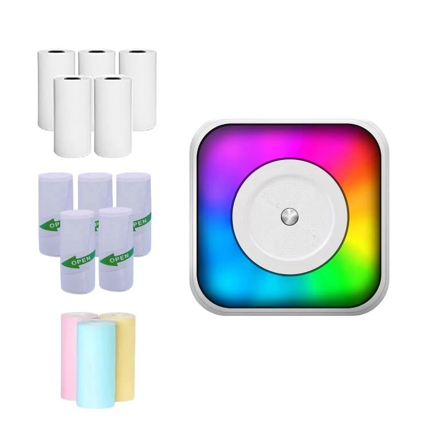 Convenient Mini Pocket Printer - Wireless Thermal Printer for Students - Inkless Printing - Walmart Compliant