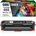 055 Toner Cartridge with Chip Compatible Replacement for Canon 055 055H CRG-055 Black for Use with imageCLASS MF746Cx MF745CDW MF741CDW MF743Cdw LBP664CX MF746Cdw Printer (1-Pack)