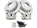 Rear Brake Pad Rotor and Caliper Set - Compatible with 2012 - 2016 Ford F-150 2013 2014 2015