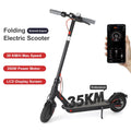 Electric Scooter Adults 8.5 350W Motor up to 21 MPH and 25 Miles Long-Range, Solid Tires Folding Electric Scooter for Adults and Teens with Dual Braking Safety System 2-Day Delivery