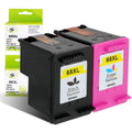 65XL Black and Color Combo Pack ink cartridges fit for hp65XL 65 XL,Deskjet 2600 2680 2655 2652 2635 DeskJet 3755 3752 3700 3772 3720 Envy5058 5052 5055 5000 5034 5032£¬AMP100/105/120 (Black,Tri-Color)
