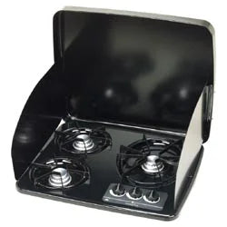 Atwood 56460 DVC3-BLR Black 3 Burner Cooktop Cover