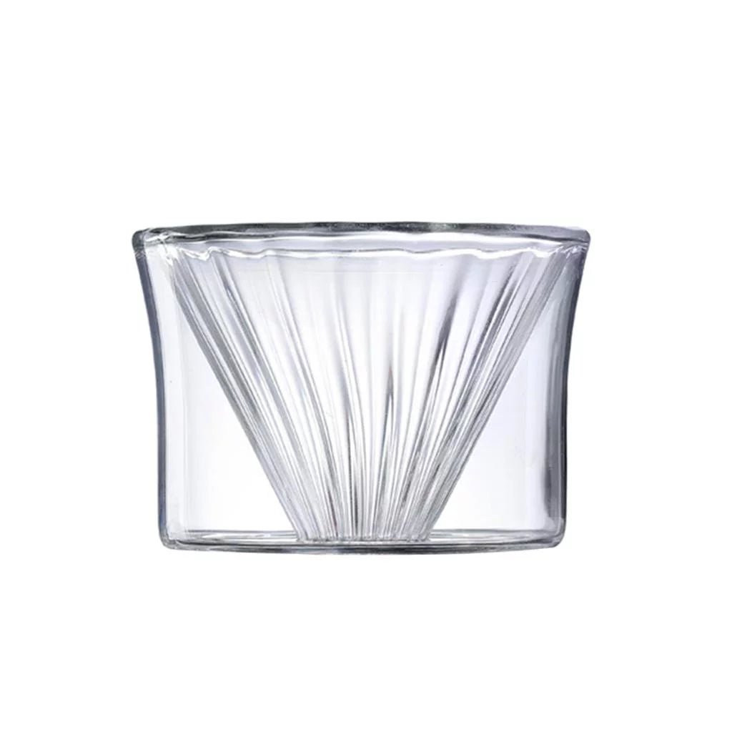 Simple Coffee Filter Glass Coffee Dripper Removable 1-2 Jug filter cup