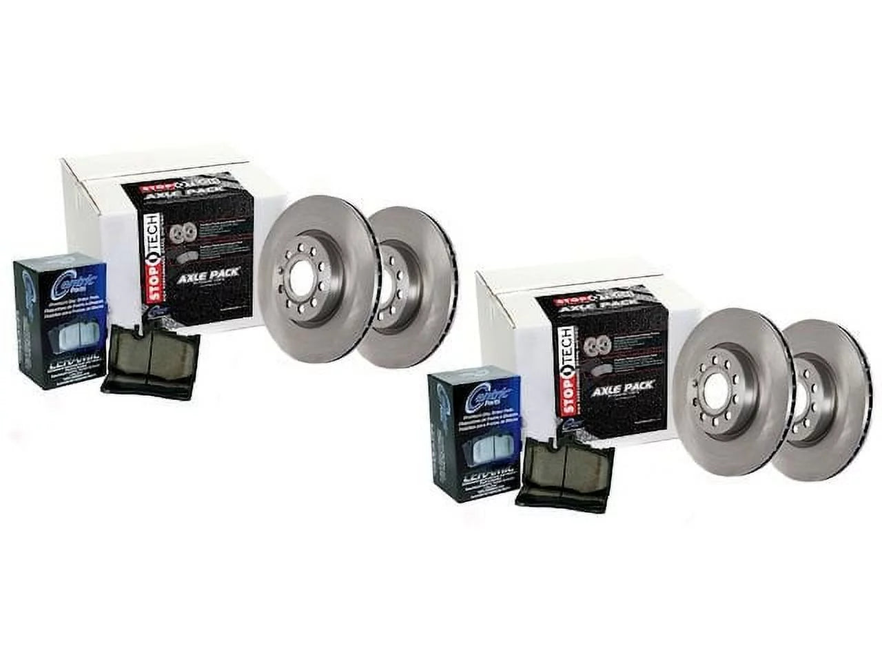Front and Rear Brake Pad and Rotor Kit - Compatible with 1998 - 2001 Audi A6 Quattro 1999 2000