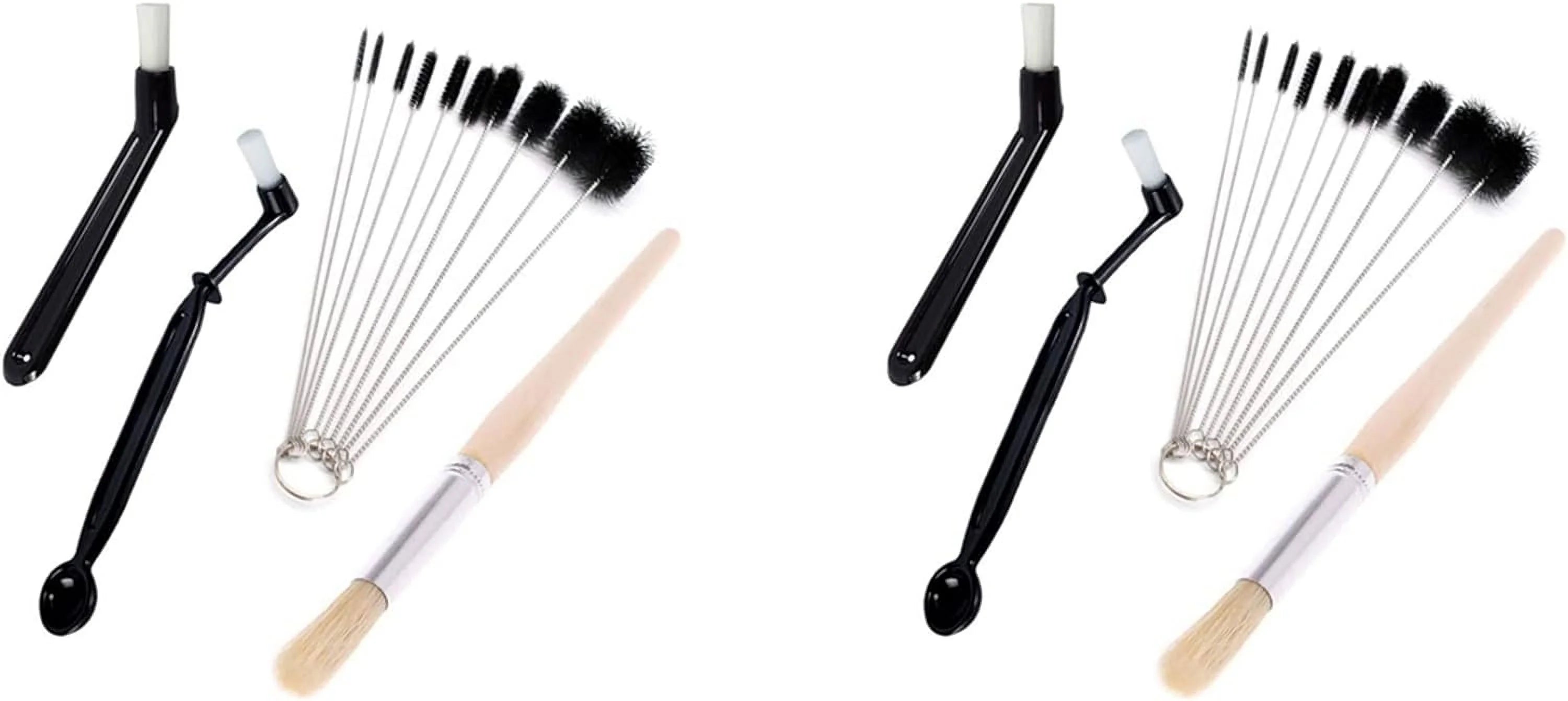 Coffee Cleaning Brush,8 Pieces Coffee Tea Bean Grounds Cleaner Tool Set for Grinder Espresso Machine Group Heads