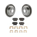 Transit Auto - Rear Coated Disc Brake Rotors And Ceramic Pads Kit For Dodge Charger Chrysler 300 Challenger Magnum Avenger KGT-101399