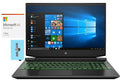 HP Pavilion 15z Gaming & Entertainment Laptop (AMD Ryzen 5 5600H 6-Core, 16GB RAM, 2TB HDD, GTX 1650, 15.6 Full HD (1920x1080), WiFi, Win 11 Pro) with MS 365 Personal, Hub