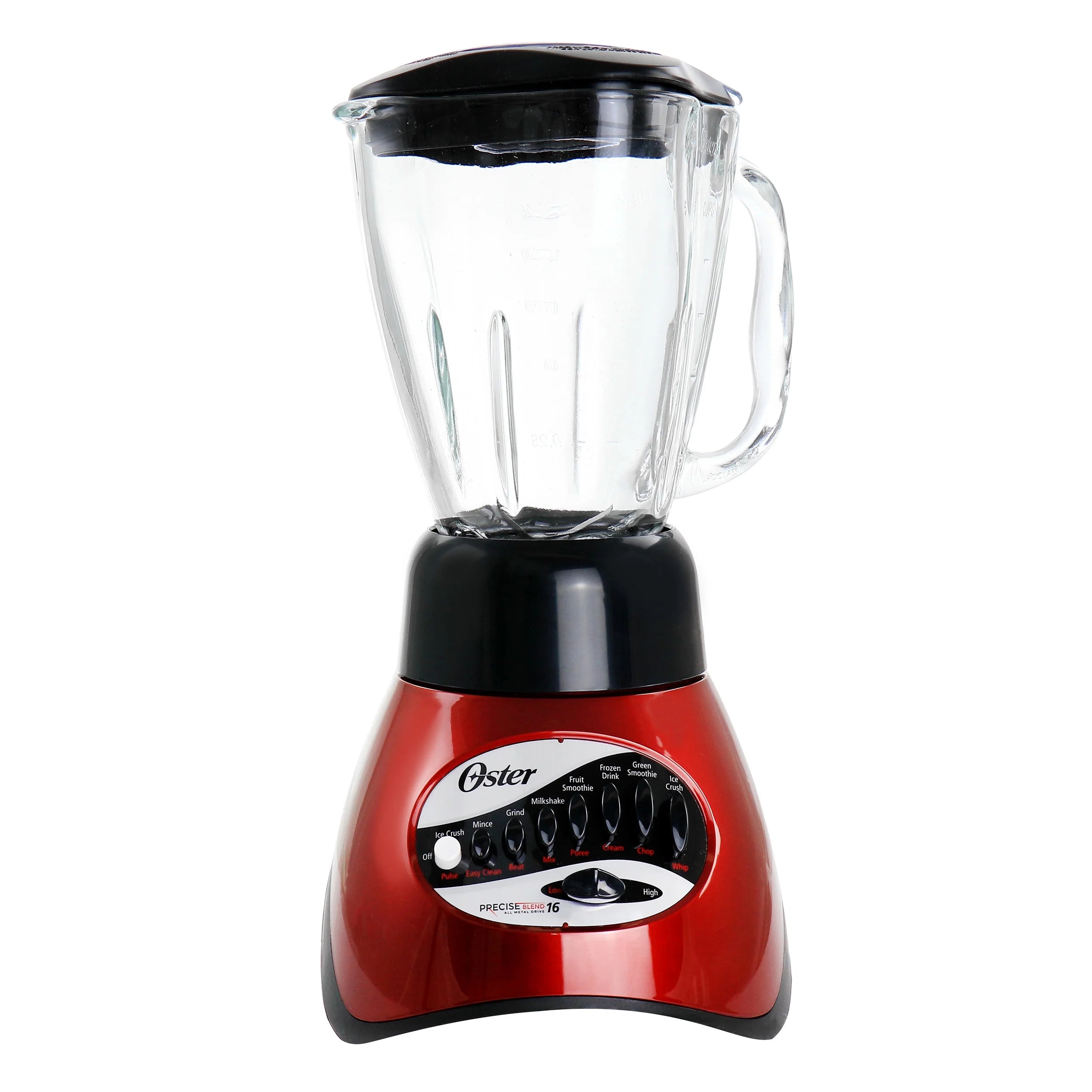 Oster Make It Fresh Precise Blend 300 16-Speed Blender in Red