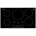 Equator 36 Black Built in Induction Cooktop 5 Burner with 9 Power Levels