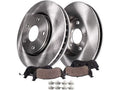 Front Brake Pad and Rotor Kit - Compatible with 2003 - 2008 Honda Pilot 2004 2005 2006 2007