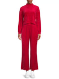 LoveTrend New York Women¡¯s Velour Pants Set, 2-Piece