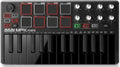 Akai Professional MPK Mini MKII Compact Keyboard and Pad Controller, Black