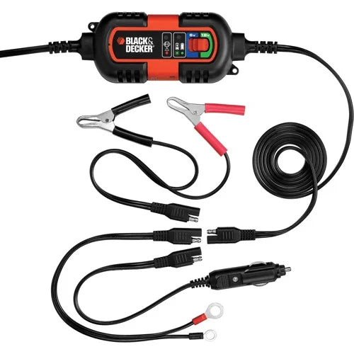 BLACK+DECKER 6V and 12V Battery Charger/Maintainer (BM3B)