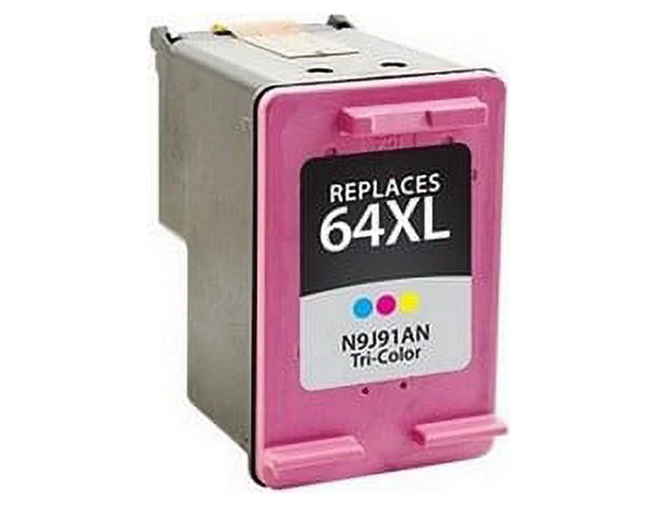 PrinterDash Remanufactured Replacement for Innovera IVR64XLCLR Color High Yield Inkjet (415 Page Yield) - Replacement to HP N9J91AN / HP NO. 64XL