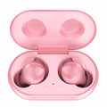 UrbanX Street Buds Plus True Bluetooth Wireless Earbuds For Samsung Galaxy Tab Active 2 With Active Noise Cancelling (Charging Case Included) Pink