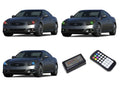 Flashtech LED RGB Multi Color Halo Ring Headlight Kit for Infiniti Q60 14-15 with ColorFuse RF Remote