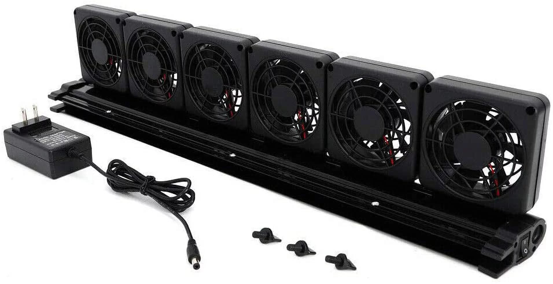 TFCFL 6 Cooling Fan Aquarium Fish Tank Cold Wind Water Chillers Hanging Mode 12V