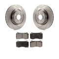 Transit Auto - Front Disc Brake Rotors And Semi-Metallic Pads Kit For Dodge Charger Chrysler 300 Challenger Magnum K8F-100220