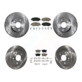 Transit Auto - Front Rear Disc Brake Rotors And Ceramic Pads Kit For Honda Civic Acura ILX K8C-101496