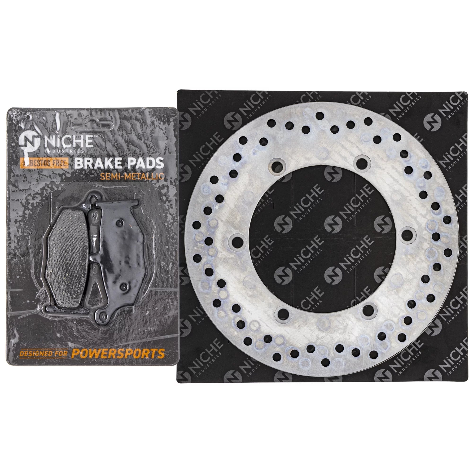 Niche Rear Left Brake Rotor Pad Kit for Suzuki 69100-15830 Motorcycle MK1006749