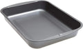 Goodcook 04048 Metal Utensil Nonstick Roast Pan, Easy Clean Dishwasher Safe, 11.5 Inch x 15.5, Silver