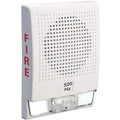 Kidde Low Frequency 520 Hz Horn, White, FIRE Markings
