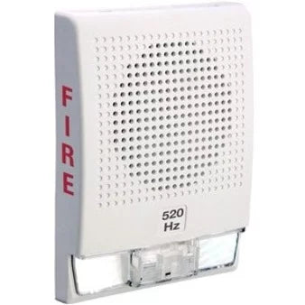 Kidde Low Frequency 520 Hz Horn, White, FIRE Markings