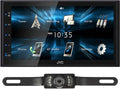 JVC KW-M150BT Bluetooth Car Stereo Receiver with USB Port 6.75 Display Radio MP3 Player Double DIN + Absolute CAM600 Camera