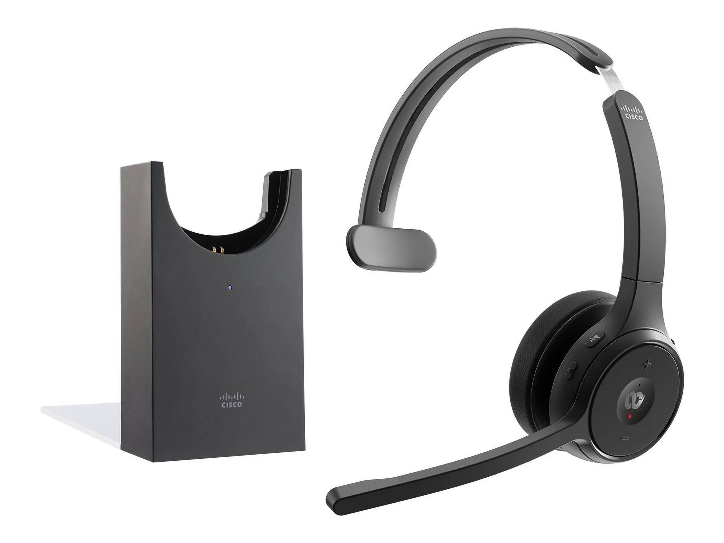 Cisco Headset 721 - Headset - on-ear - Bluetooth - wireless - carbon black - Cisco Webex Certified