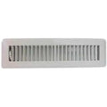 Bright White Heating  Air Conditioning Heavy Guage Stamped Steel Floor  (2 1/4 X 10)
