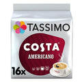 TASSIMO Costa Americano 16 T DISCs Pack of 5, Total 80 T DISCs
