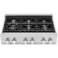 Cosmo COS-GRT366 36 in. Stainless Steel Gas Cooktop with 6 Burners in Silver