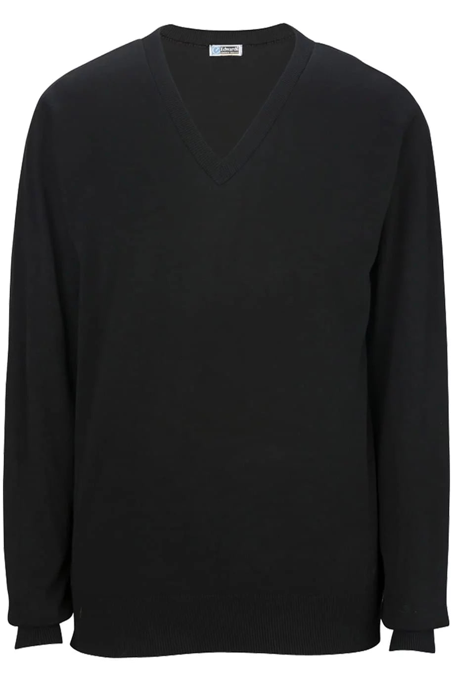 Unisex Fine Gauge V-Neck Long Sleeve Sweater 4090