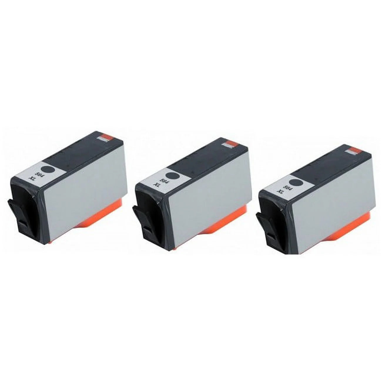 Remanufactured PrinterDash Replacement for HP PhotoSmart 7510/7520/B8550/C5300/C6300/D5400/D7500 Black High Yield Inkjet (3/PK-550 Page Yield) (NO. 564XL) (CN680WM_3PK)