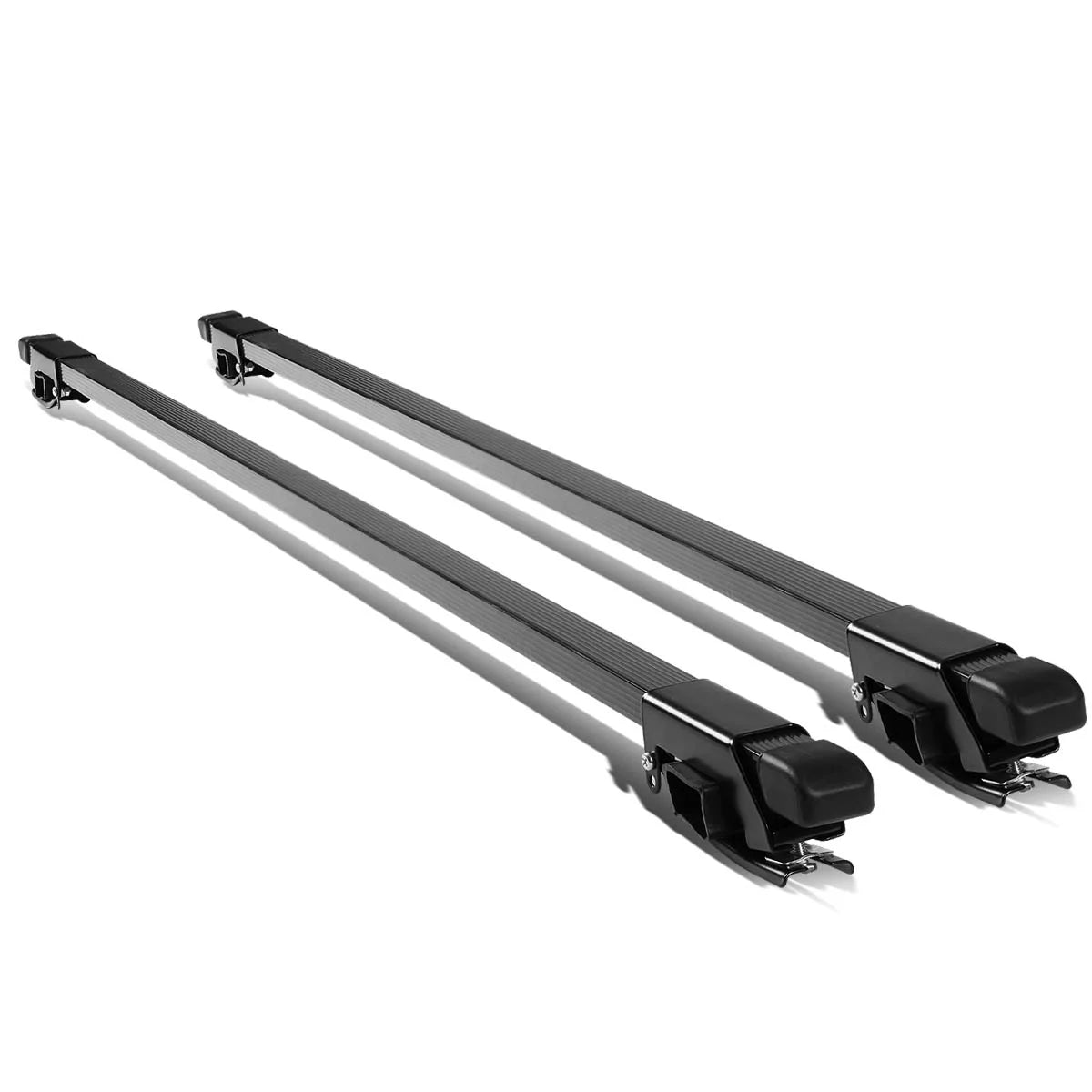 DNA Motoring 54 Adjustable Pair of Aluminum Square Cross Bar Cargo Roof Racks