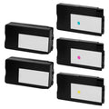 PrinterDash Remanufactured Replacement for HP DesignJet T120/T125/T130/T520/T525/T530 Inkjet Combo Pack (2-BK/1-C/M/Y) (NO. 711) (CZ133A_2PK_P2V32A_1PKMP)