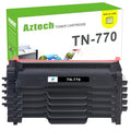 A Aztech Compatible Toner Cartridge for Brother TN-770 TN770 TN 770 MFC-L2750DW MFC-L2750DWXL HL-L2370DW HL-L2370DWX Printer (Black, 5-Pack)