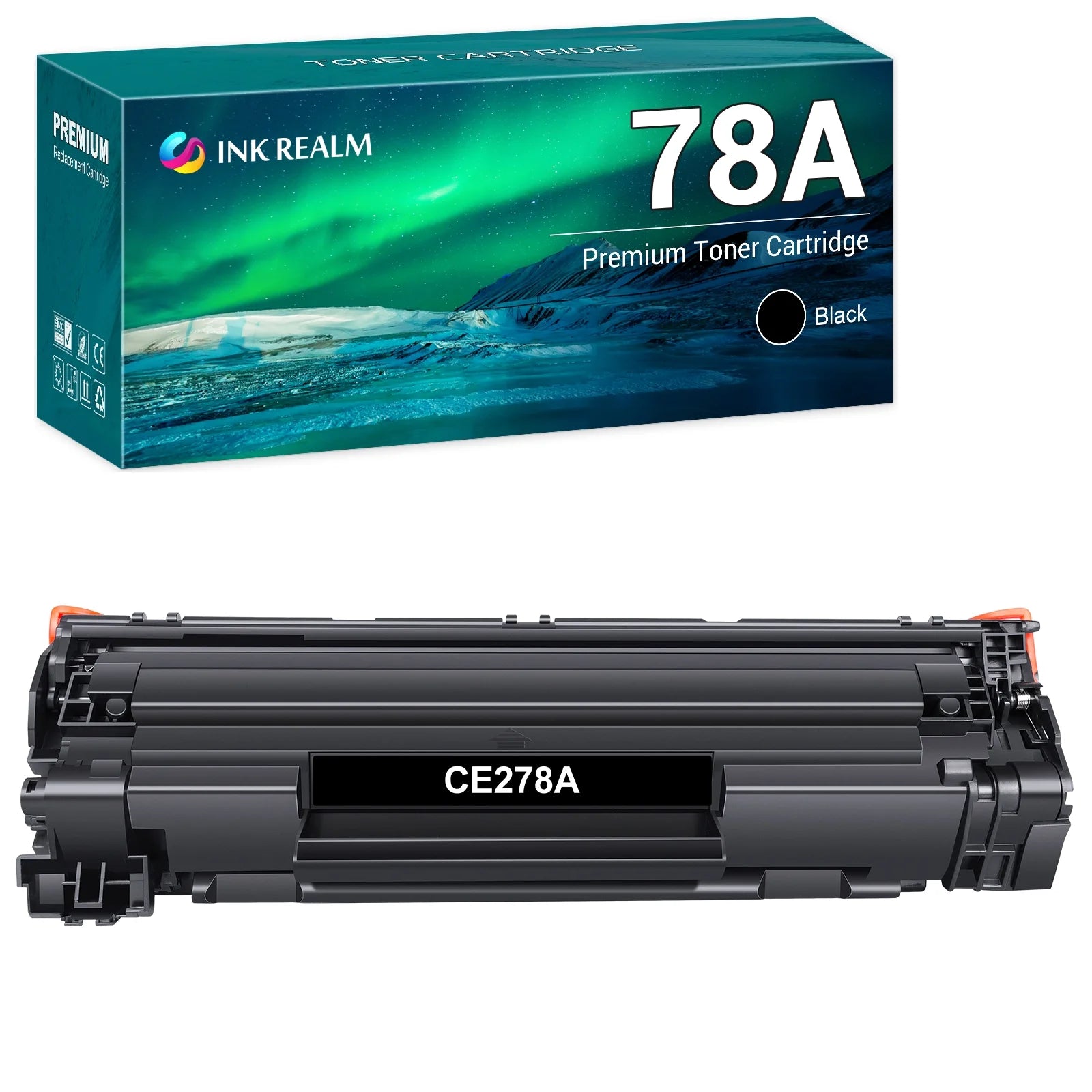 1-Pack Compatible Toner Cartridge for HP CE278A 78A P1606dn 1536dnf MFP M1536dnf 1606dn P1606 P1566 P1560 HP LaserJet Printer Ink Replacement Part Black