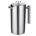 Walmeck Method press pot,-Scald Handle Rust-Proof Coffee Maker French Press Filters -scald Handle -scald Handle Rust-proof Tea Maker 800ML Coffee Press dsfen Handle Rust-proof Coffee