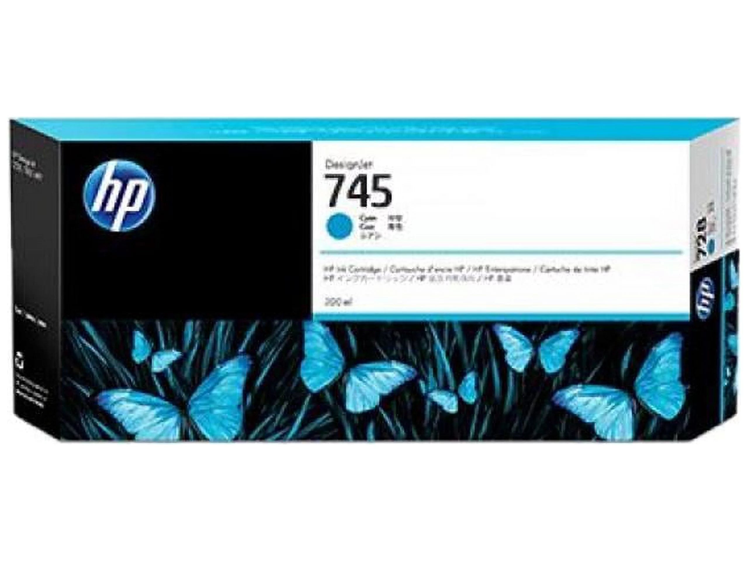 HP 745 High Yield Ink Cartridge - Cyan