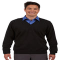 Ed Garment Men'S Fine Gauge Soft V Neck Cuff Cotton Sweater, Style 4090