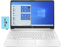 HP 15.6 (1366x768) Home and Business Laptop (AMD Ryzen 3 5300U 4-Core, 32GB RAM, 1TB PCIe SSD, AMD Radeon, WiFi 6, Bluetooth 5.1, Webcam, Win 11 Pro) Bundle w/DKZ hub