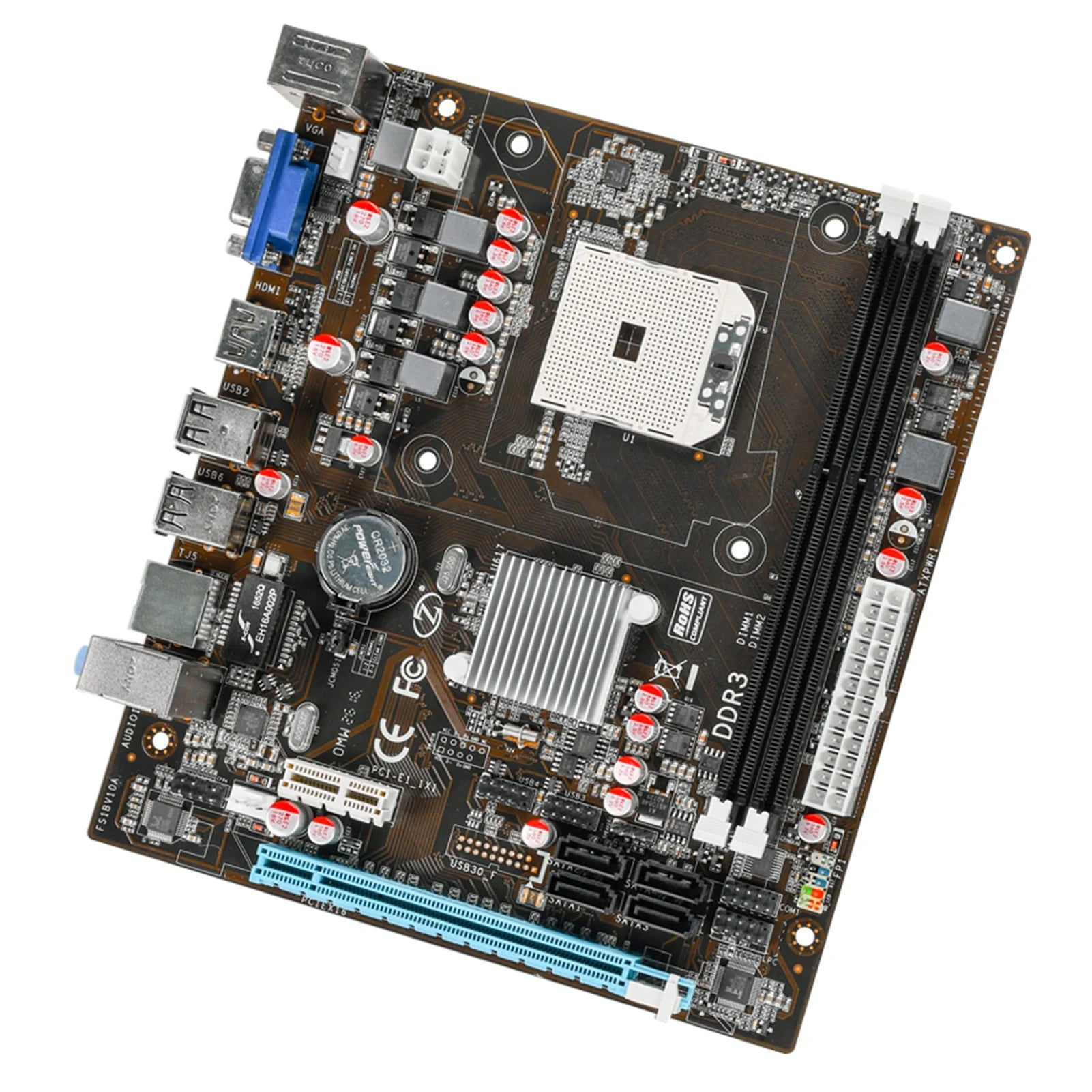 Spirastell Motherboard,Support Amd A4 Fs1 Cpu Support 1066hmz/1333hmz Realtek 100mbit Amd A4 A6 Realtek 100mbit Usb2.0 100mbit Usb2.0 Compatible A6 A8 Series Cpu Support Amd A8 Series Processors