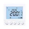 Lixada WiFi Thermostat for Floor Heating and Fan Coil 2 Pipe System Intelligent App Voice Control 3.2Inch LCD Programmable Thermostat