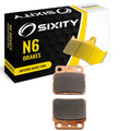 Sixity N6 Sintered Brake Pads FA137 Front Replacement Kit Full Complete
