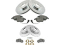 Front and Rear Brake Pad and Rotor Kit - Compatible with 2006 - 2009 Audi A3 2007 2008