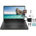 Restored HP 14 Micro-Edge HD Touchscreen Laptop, AMD Ryzen 3 5300U Processor, 8GB RAM, 256GB PCIe SSD, Windows 11 Home, Black with Mazepoly Accessories