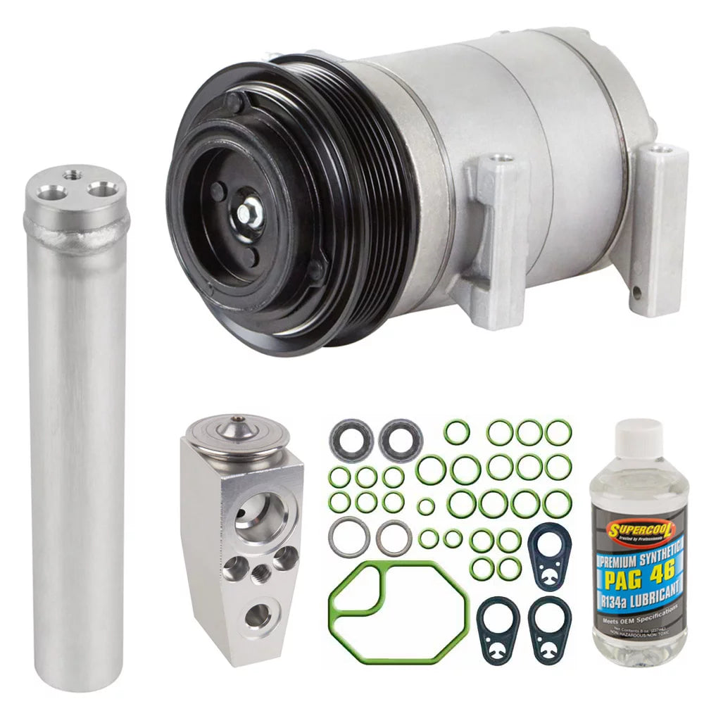 For Jeep Wrangler JK 2012 2013 2014 2015 OEM AC Compressor w/ A/C Repair Kit - Buyautoparts