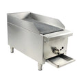 12 Commercial Countertop Gas Charbroilers, Heavy Duty Natural/Propane Gas Single Burners, Stainless Steel Countertop Portable BBQ Grill Cooking Equipment Griddle Restaurant - 28000 BTU