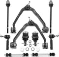 A-Premium 10Pcs Front Suspension Kit Upper Control Arm Ball Joint Tie Rod End Sway Bar Link Compatible with Chevrolet Silverado 1500 Tahoe Suburban Avalanche GMC Sierra 1500 Yukon Cadillac Escalade